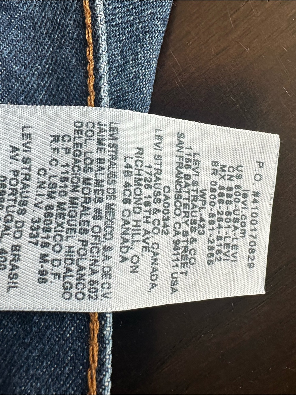 Levis 517 Mens Bootcut Jeans 38x29 Medium Dark Wash 100% Cotton Western Cowboy - Picture 5 of 11